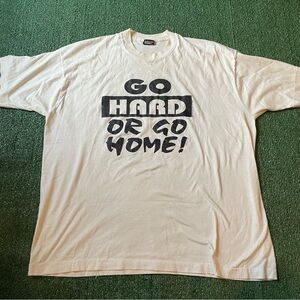 Vintage 90s Single Stitch 1992 “Go Hard or Go Home” Shirt - XXL